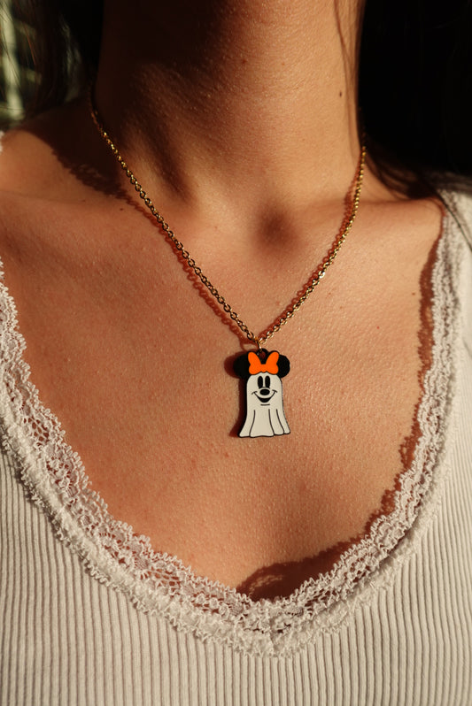 Ghost Necklace Disney Inspired