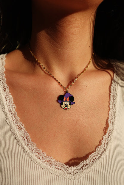Minnie Inspired Costume Necklace