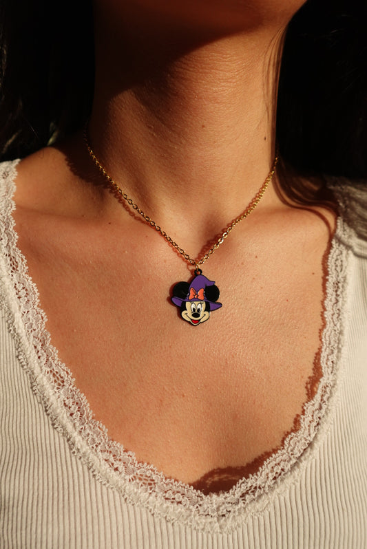 Minnie Inspired Costume Necklace