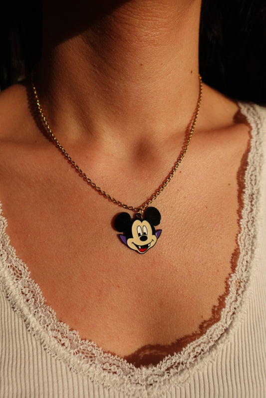 Vampire Mickey Necklace